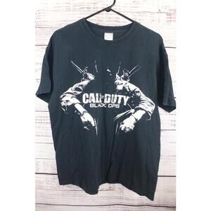 2010 Call of Duty Black Ops T-Shirt Men's Large L Gildan Heavy Cotton G4